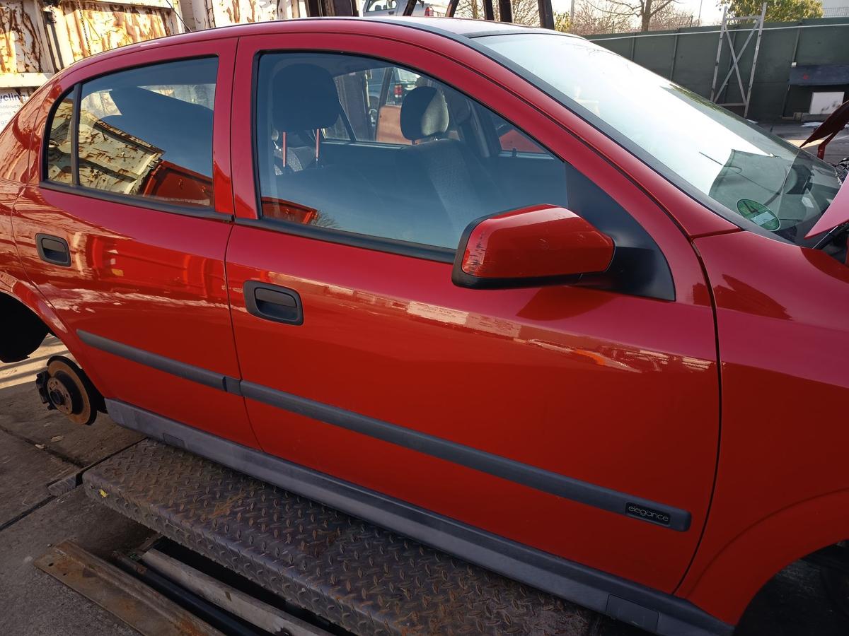 Opel Astra G 5 T&uuml;rer original T&uuml;r vorne rechts Y547 Magmarot Baujahr 1998