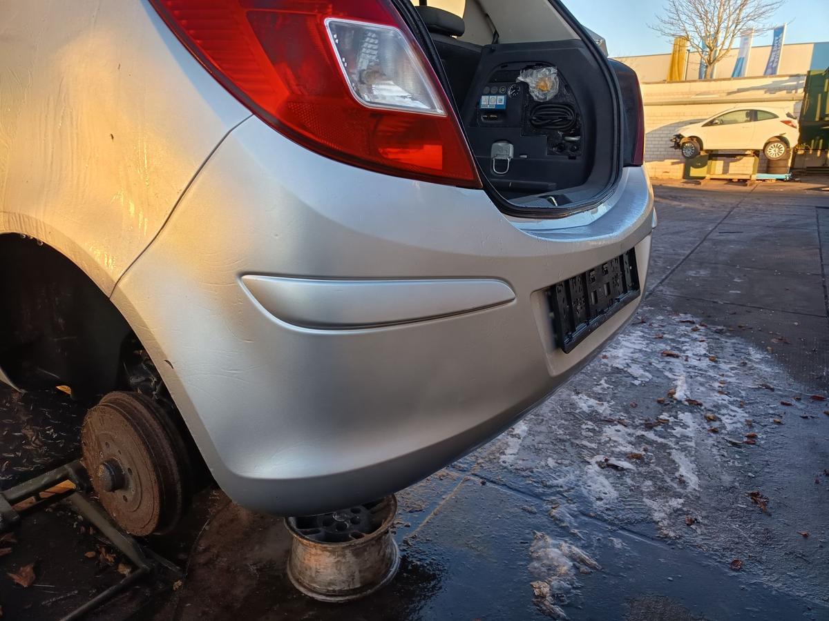 Opel Corsa D original Sto&szlig;stange F&auml;nger hinten/Heck Z157 Starsilber Bj 2007