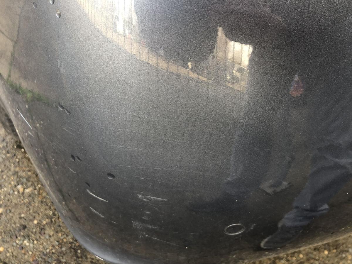 Peugeot 508 ND NE bis14 Sto&szlig;f&auml;nger hinten Hecksch&uuml;rze Limo mit PDC Besch&auml;digt