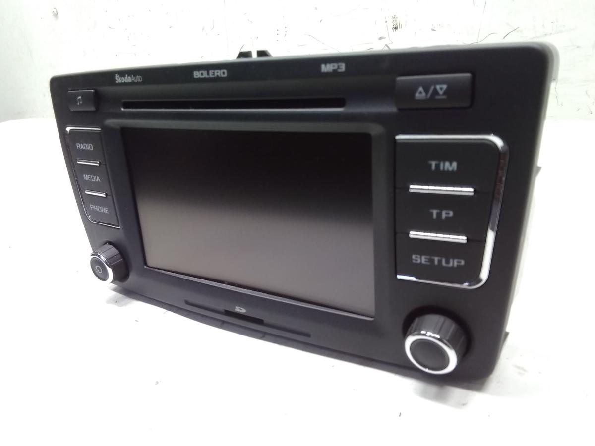 Skoda Octavia 2 1Z original Autoradio Bolero mit Bedienungsanleitung Bj.2010
