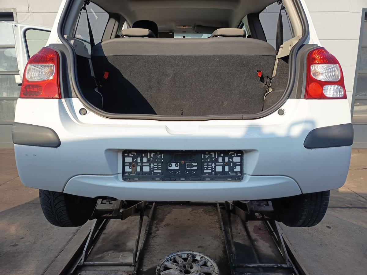 Renault Twingo II original Sto&szlig;stange F&auml;nger hinten Heck 369 Arktiswei&szlig; Bj 2009