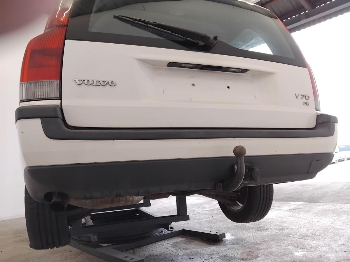 Volvo V70 II Kombi original Stossf&auml;nger Sto&szlig;stange hinten White Solid BJ2002