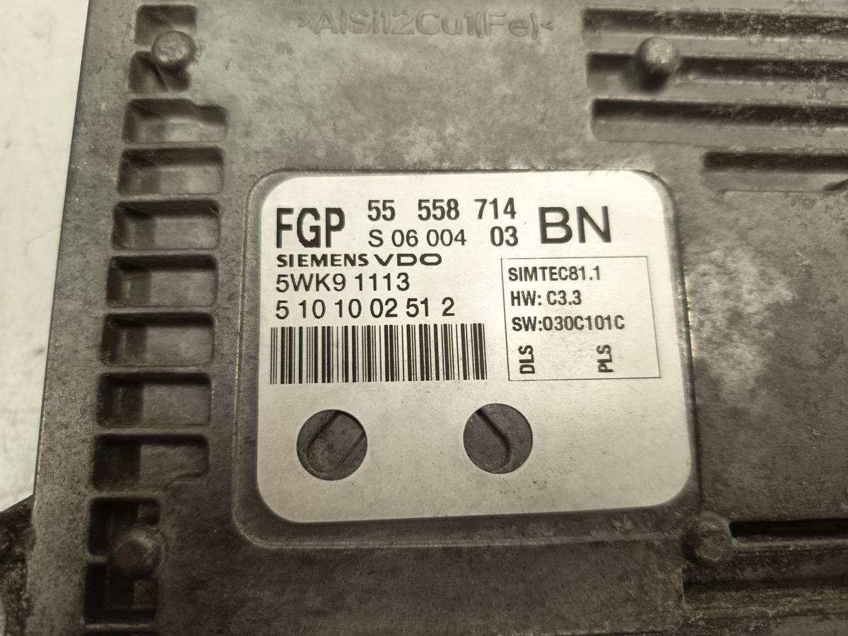 Opel Signum original Motorsteuerger&auml;t entheiratet reset zur&uuml;ckgesetzt Bj 2005