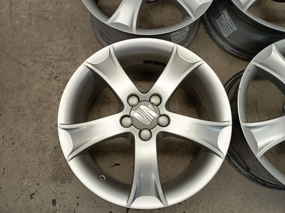 Seat Ibiza 6L original Satz Alufelgen 6,5x16 ET43 6L0601025N Bj 2006