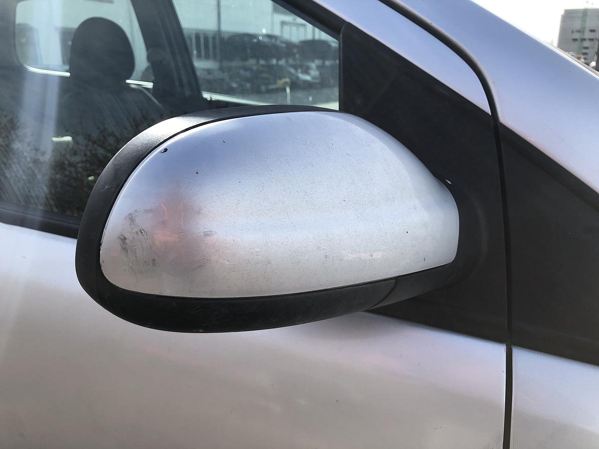 VW Fox 5Z Außenspiegel rechts Spiegel Rückspiegel manuell LA7W silber