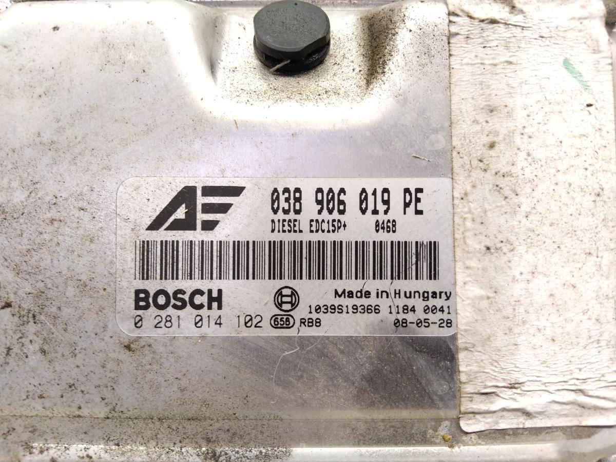 VW Sharan 7M original Steuerger&auml;t Motor 038906019PE 1.9TDI 85kw BVK BJ2008