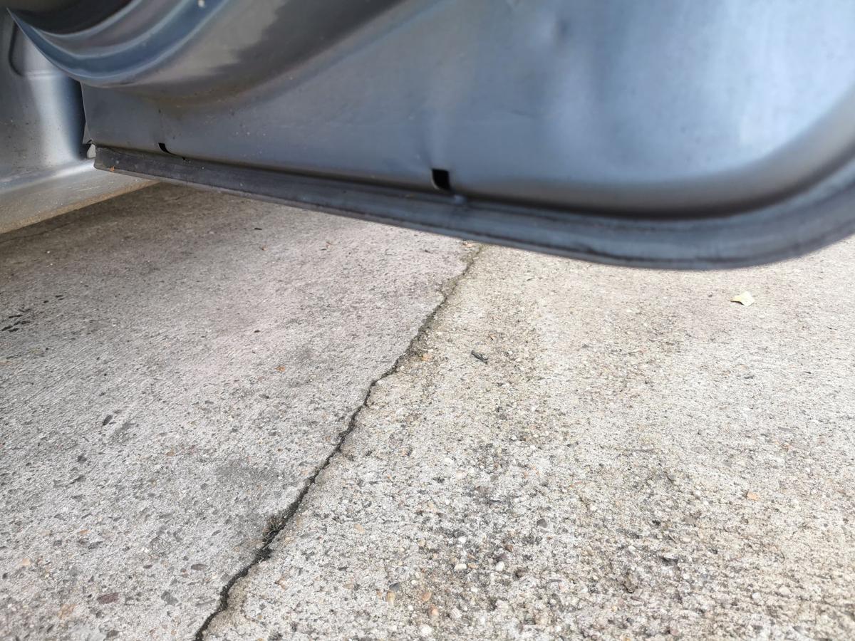 Opel Corsa D Tür Autotür Fondtür Rohbautür hinten rechts Z163 Lichtsilber met