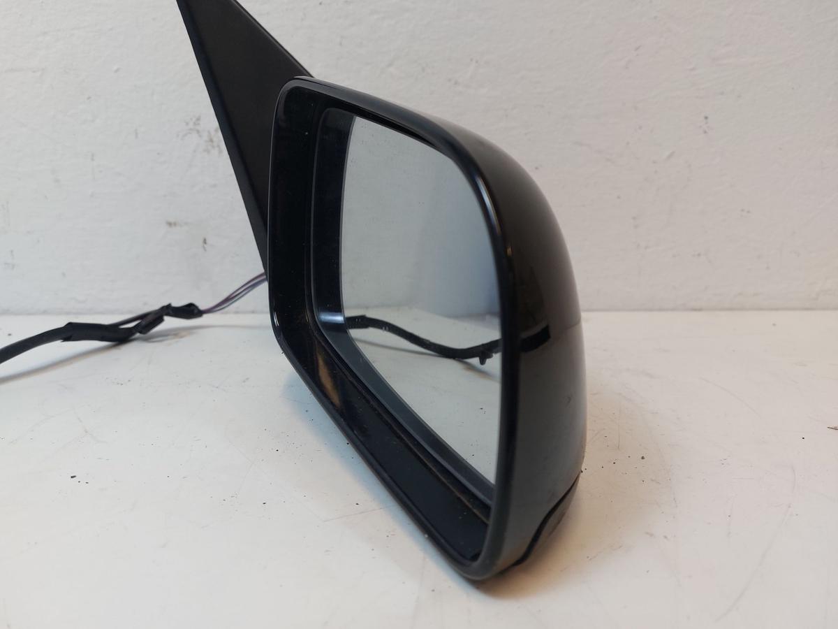 VW Polo 9N1 Aussenspiegel R&uuml;ckspiegel Spiegel elek rechts L041 schwarz