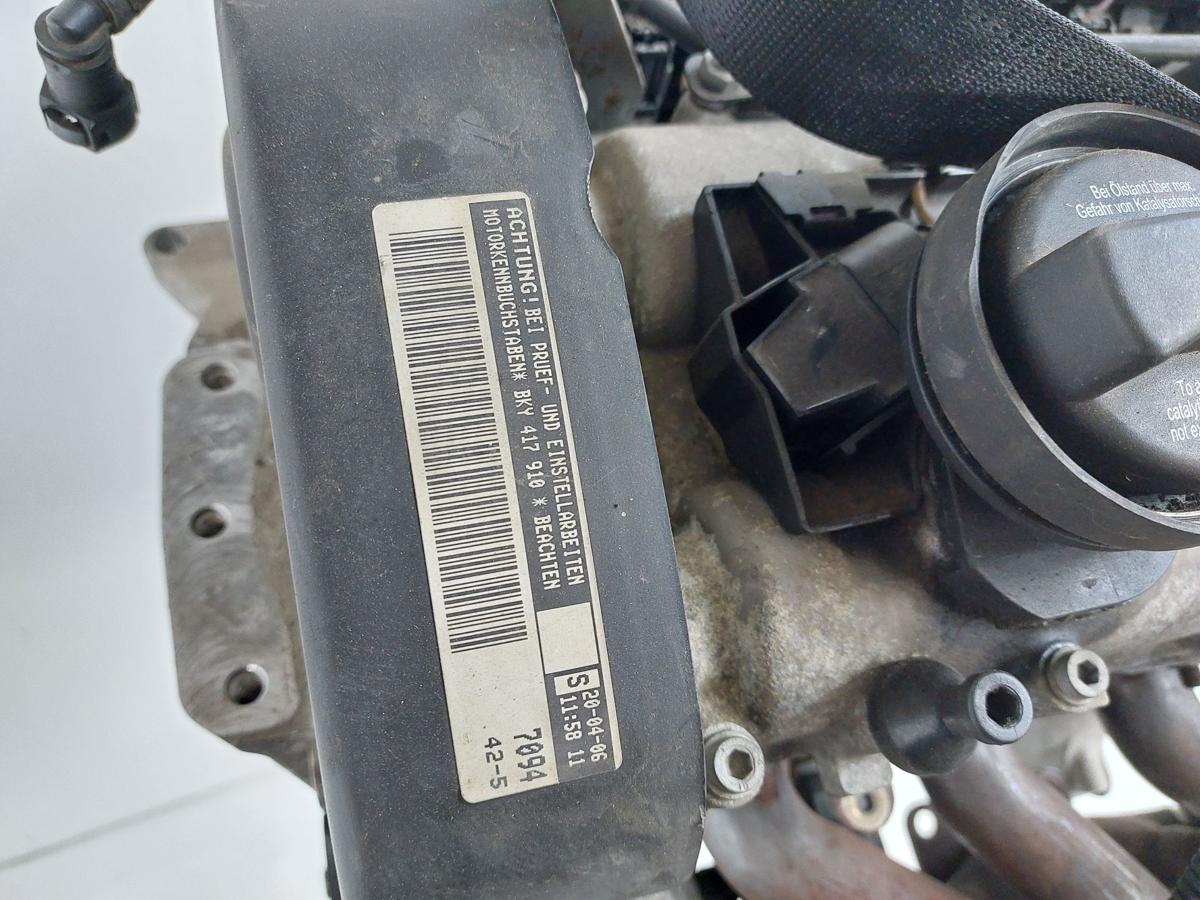 VW Polo 9N3 Motor Benzin 1.4 55kw BKY nur 63tkm Engine Benzinmotor