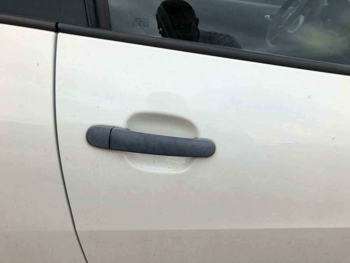 Seat Ibiza 6J T&uuml;r vorn rechts Beifahrert&uuml;r im Rohbau nur 3 t&uuml;rer LB9A Candywei&szlig;