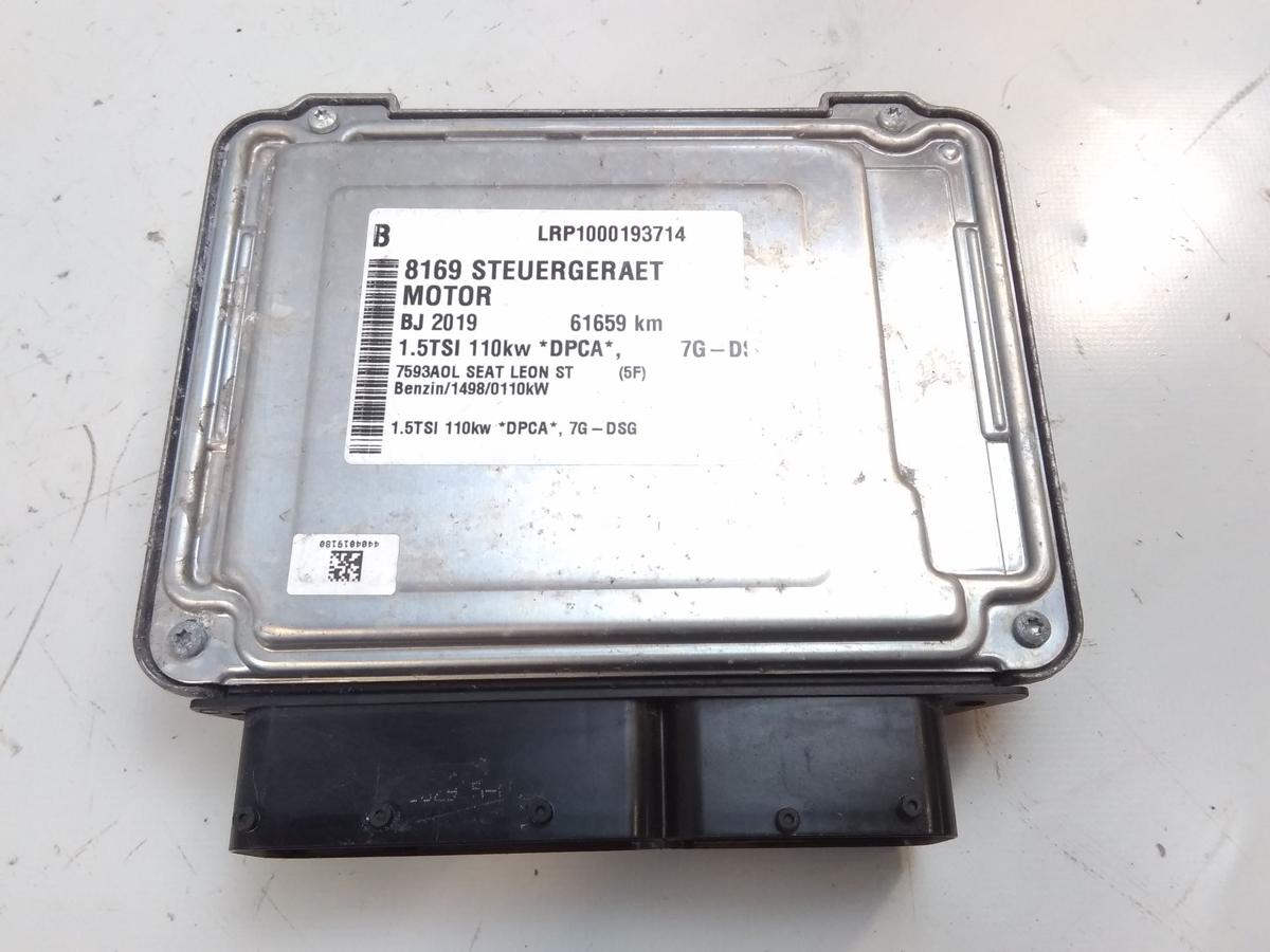 Seat Leon ST 5F Motorsteuergerät 1.5TSI 110kw 05E907309H 0261S21433 Bj.2019