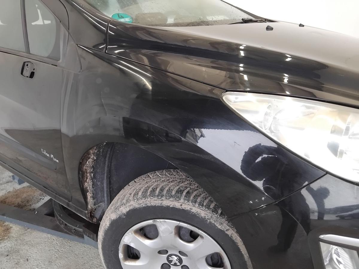 Peugeot 308 I original Kotfl&uuml;gel vorn rechts KTV black perla nera BJ2011