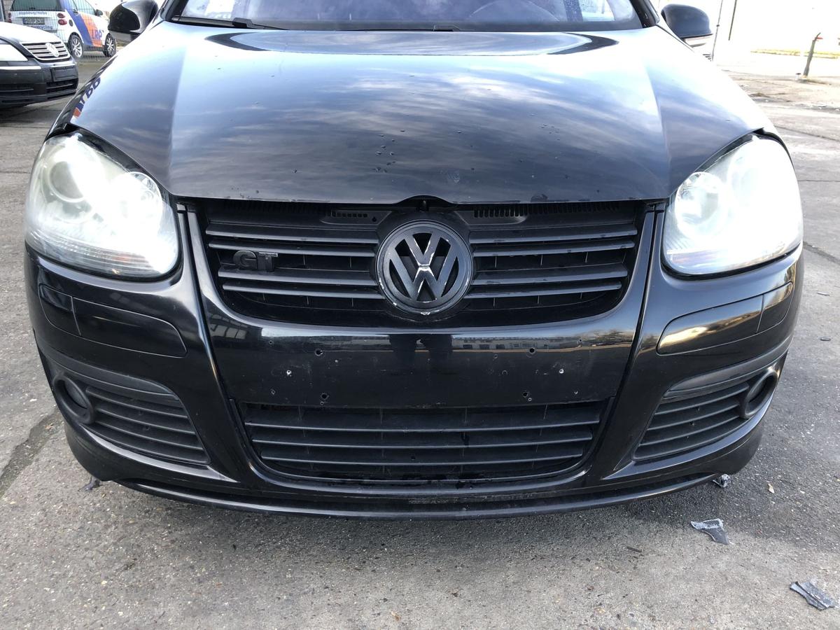 VW Golf V 5 1K Stoßfänger vorn Frontschürze GT Sport GTI L041 Brilliantschwarz