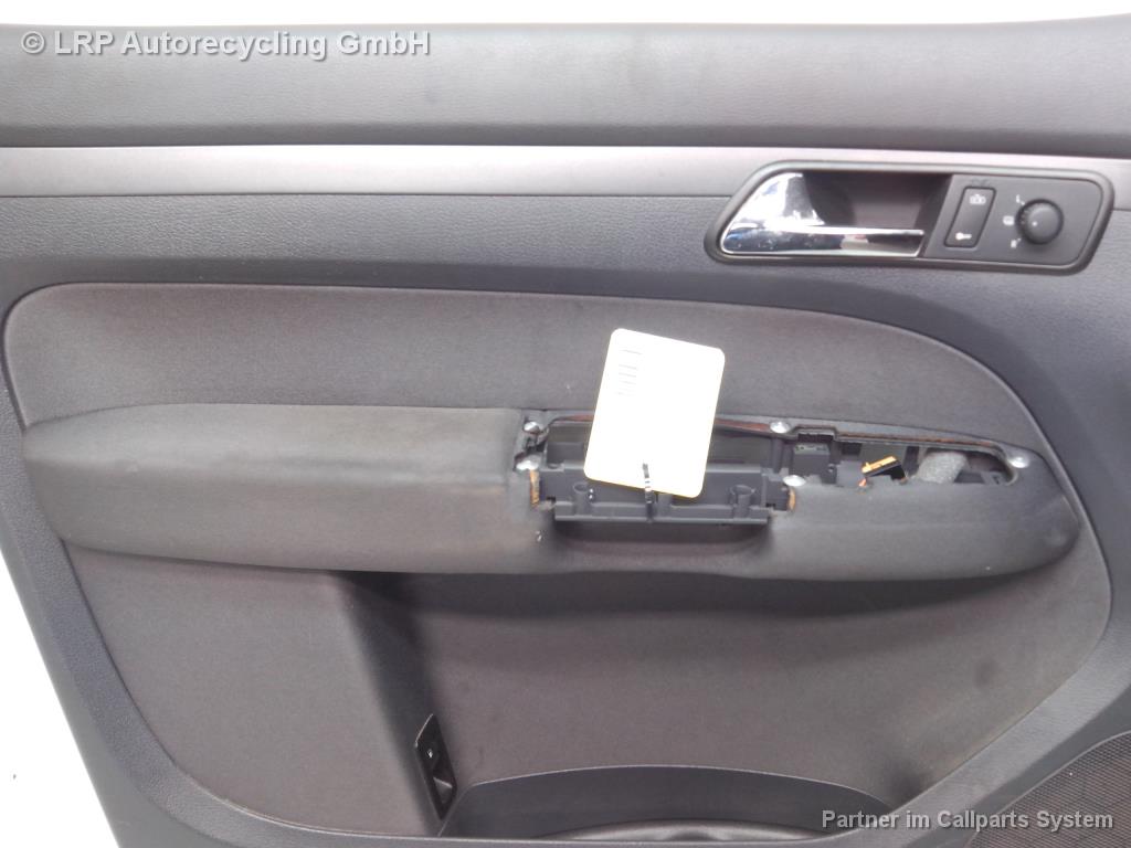 VW Touran 1T Baujahr 2005 Türverkleidung Türpappe schwarz 1T1867011