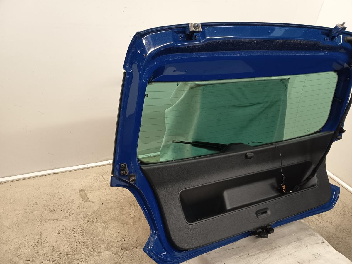 VW Polo 6R orig Heckklappe mit Scheibe Kofferraum LD5E Blau Bj 2011