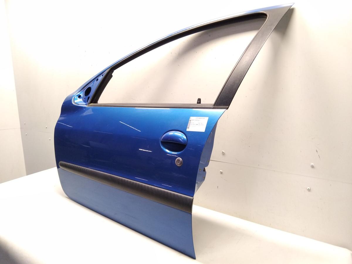Peugeot 206 Kombi SW T&uuml;r vorn links Fahrert&uuml;r KMF bleu recife BJ2005