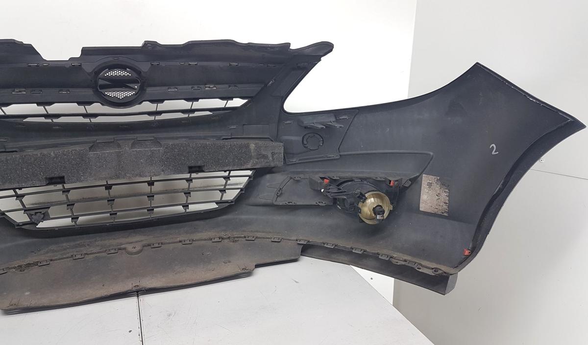 Opel Corsa D Sto&szlig;stange Sto&szlig;f&auml;nger vorn in 2HU Saphirschwarz met Bj08