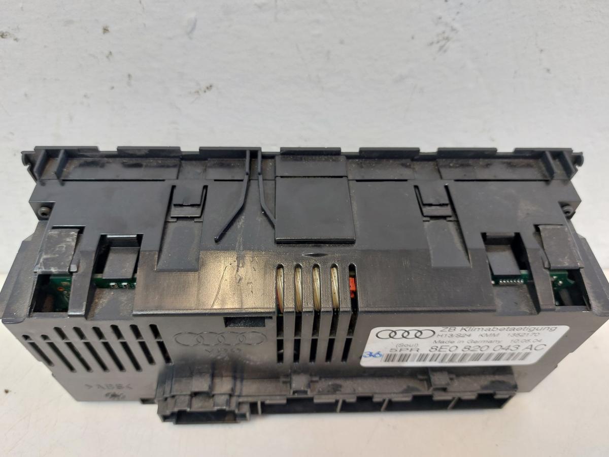 Audi A4 8E 8EC B7 Avant Klimabedienteil Heizungsregulierung f&uuml;r Doppeldin OEM