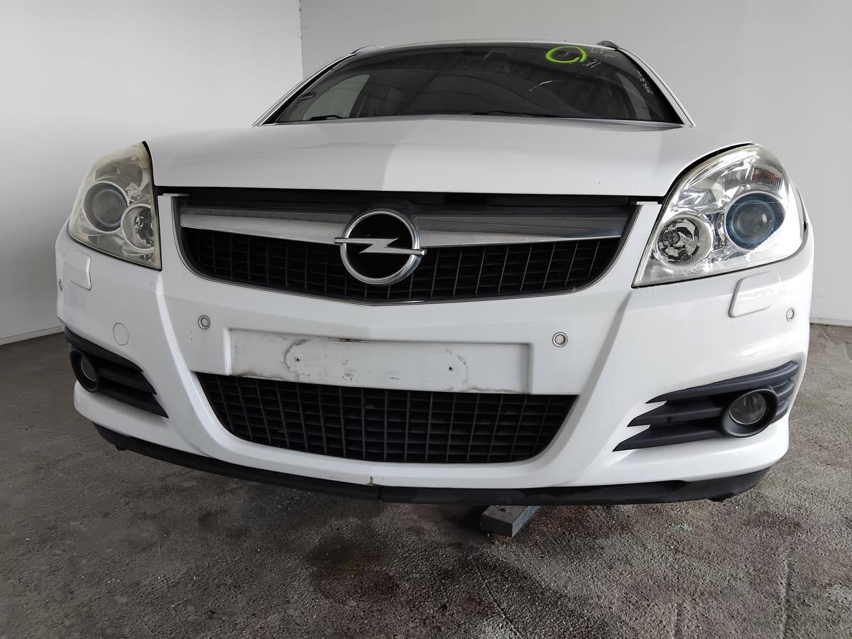 Opel Vectra C Facelift orig Sto&szlig;stange Stossf&auml;nger vorn SRA PDC BJ2007 Z474 Casablancawei&szlig;