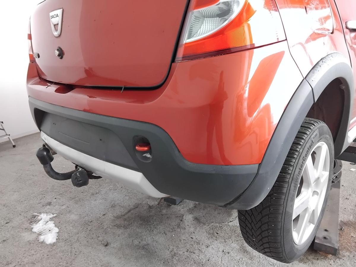 Dacia Sandero 1 Stepway orig Sto&szlig;f&auml;nger Sto&szlig;stange hinten BJ2010 TEB76-Rouge de Feu