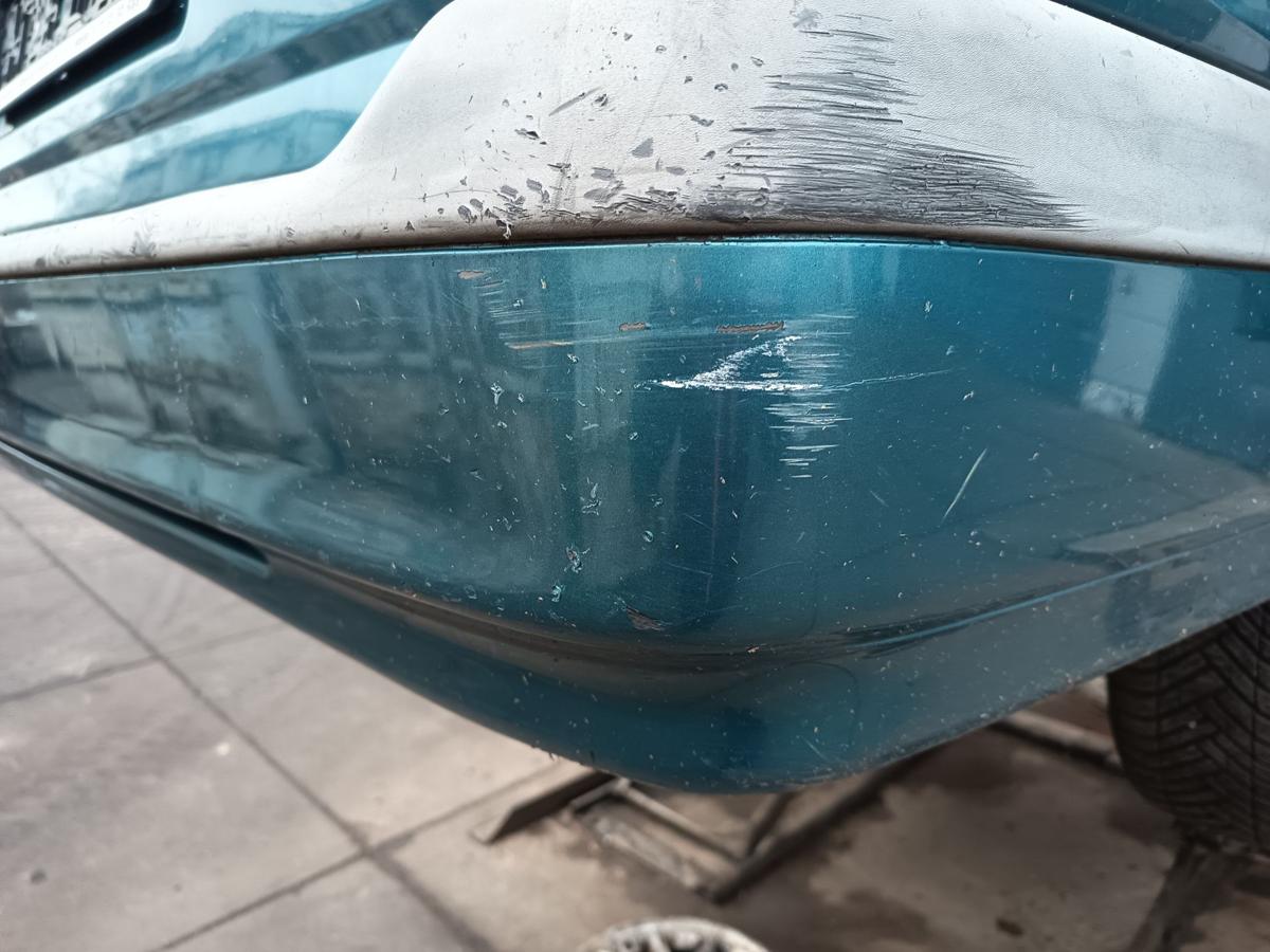 Volvo 850 Kombi original Sto&szlig;stange F&auml;nger hinten Heck 422 T&uuml;rkis met Bj 1995