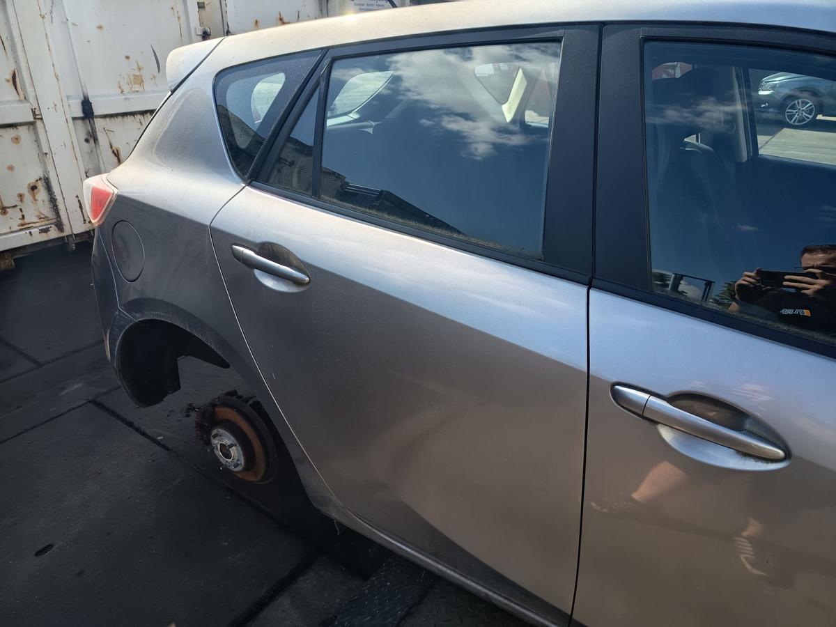 Mazda 3 BL original T&uuml;r hinten rechts 22V Satinsilber Baujahr 2010