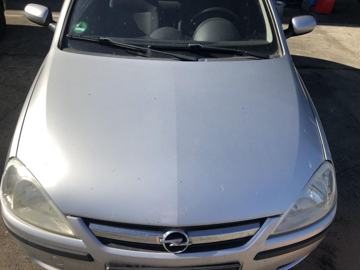 Opel Corsa C ab 2003 Motorhaube Haube Klappe Motorklappe vorn Z157 Starsilber