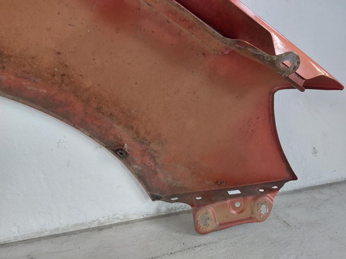 Skoda Fabia 5J Kotfl&uuml;gel vorn links Fahrerseite Seitenwand LF3H orange 06-14