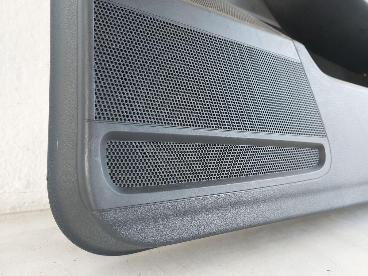 VW Passat 3C B7 Variant T&uuml;reverkleidung vorn rechts Leder schwarz T&uuml;rpappe