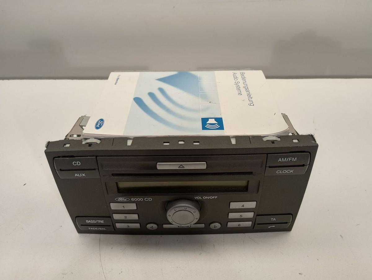 Ford Focus II DA3 orig Radio 600CD mit Code Autoradio Anleitung bis 2007