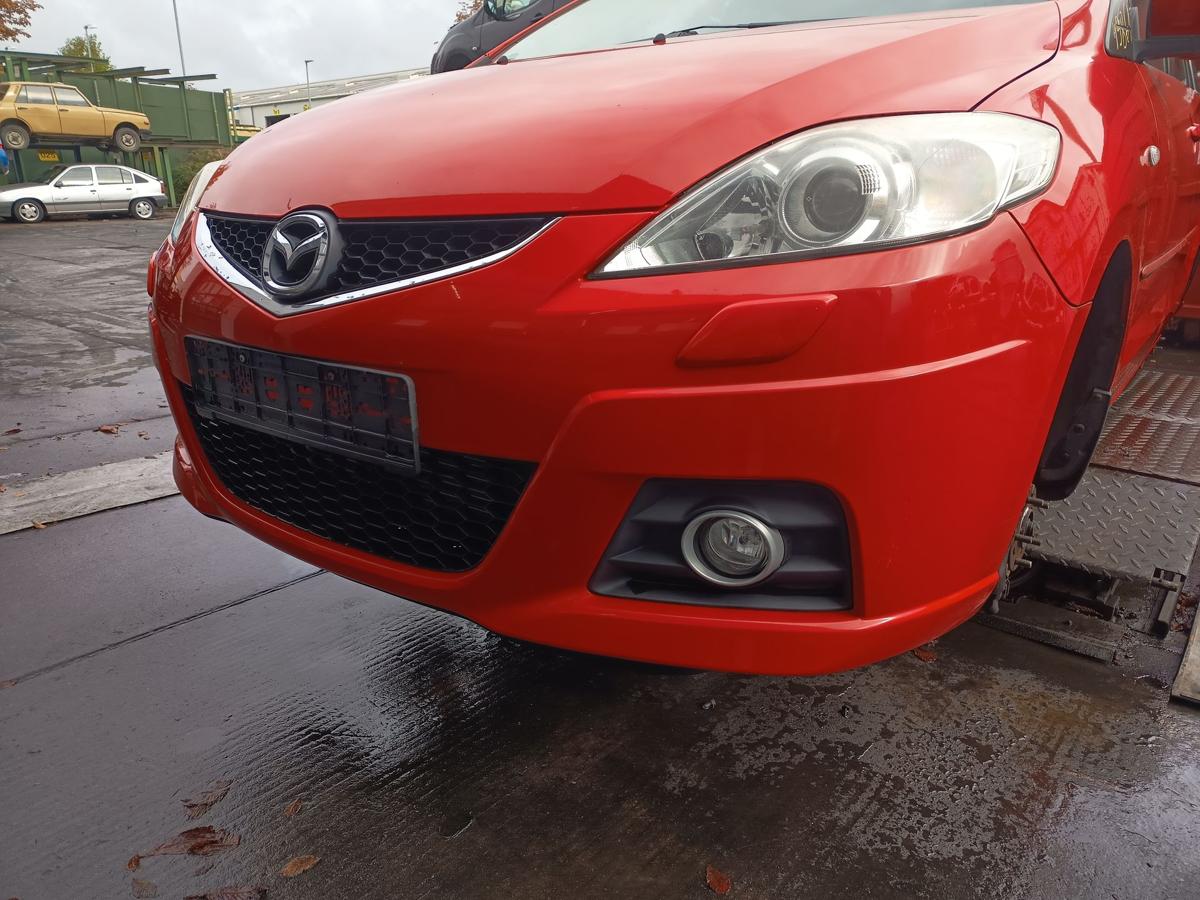 Mazda 5 CR orig Stoßstange vorn Stoßfänger SRA rot ab 2008 Mazda 5 CR orig Stoßstange vorn Stoßfänger SRA rot ab 2008