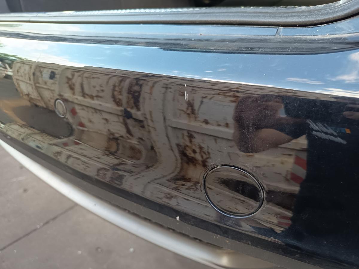 Audi A4 B8 8K Avant original Sto&szlig;stange F&auml;nger hinten Heck Y9B Brillantschwarz