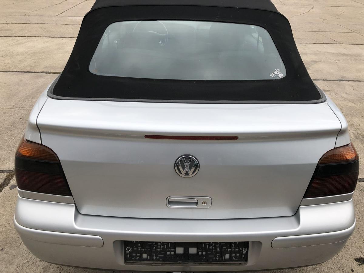 VW Golf 3 Cabrio ab 1998 Heckklappe Kofferraumklappe Heckdeckel LA7W silber