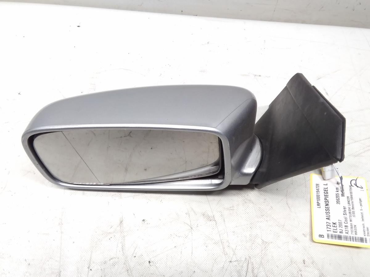 Mitsubishi Lancer CS0 orig.Außenspiegel links elektrisch&beheizt BJ2007 A31B Cool Silver Mitsubishi Lancer CS0 orig.Außenspiegel links elektrisch&beheizt BJ2007 A31B Cool Silver
