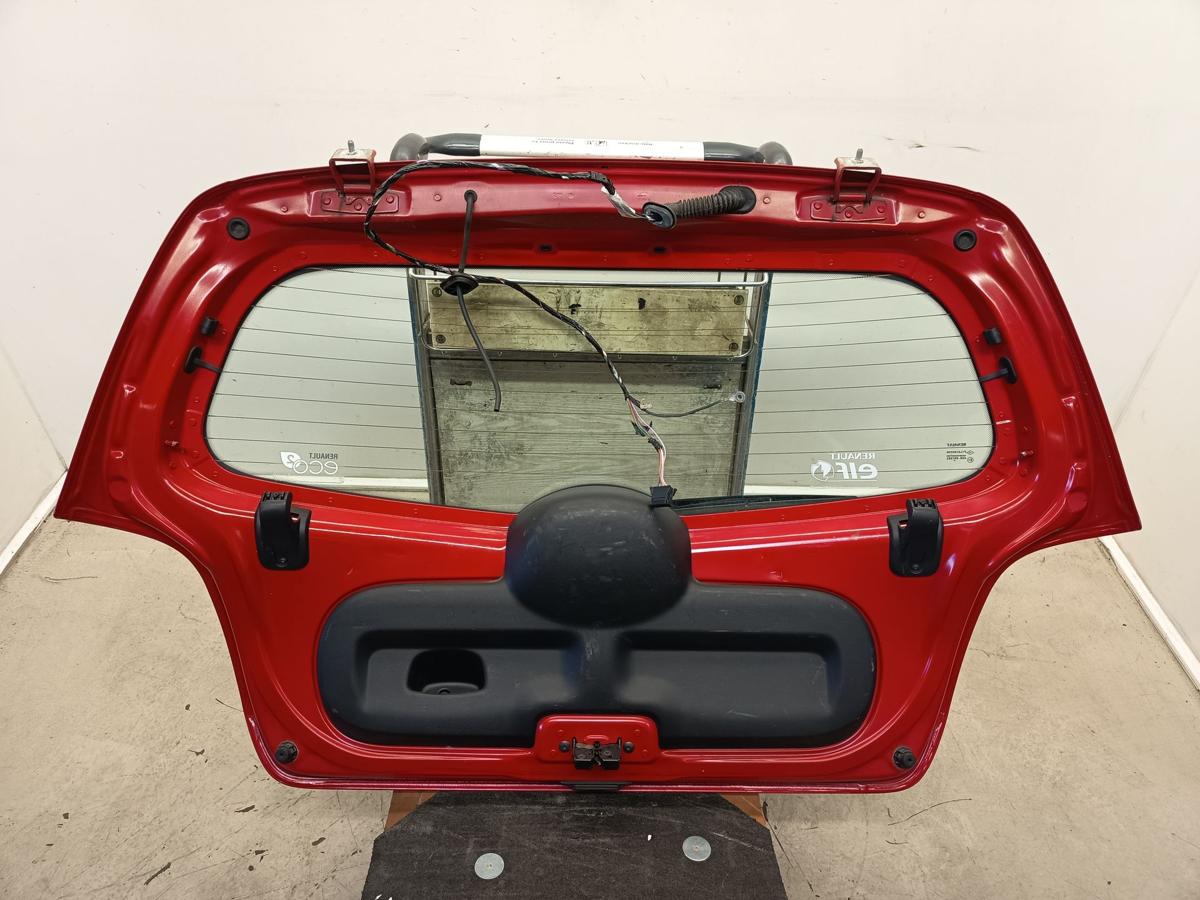 Renault Twingo II original Heckklappe mit Scheibe OV727 Spanischrot Bj2010