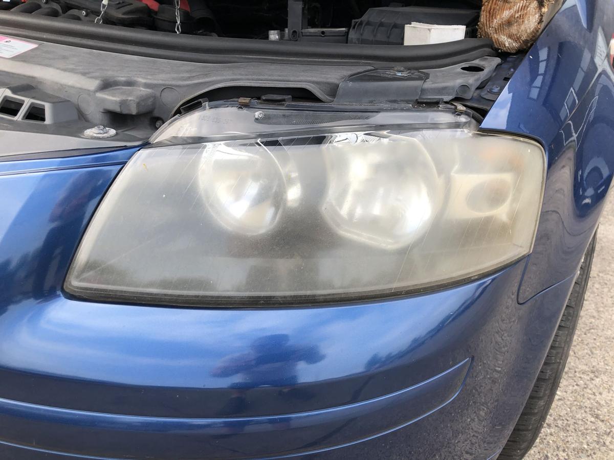 Audi A3 8P ab05 Scheinwerfer links Hauptscheinwerfer Halogen Tr&uuml;bung