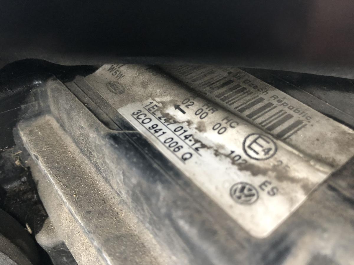 VW Passat 3C Variant Scheinwerfer vorn rechts Lampe Frontscheinwerfer Halogen