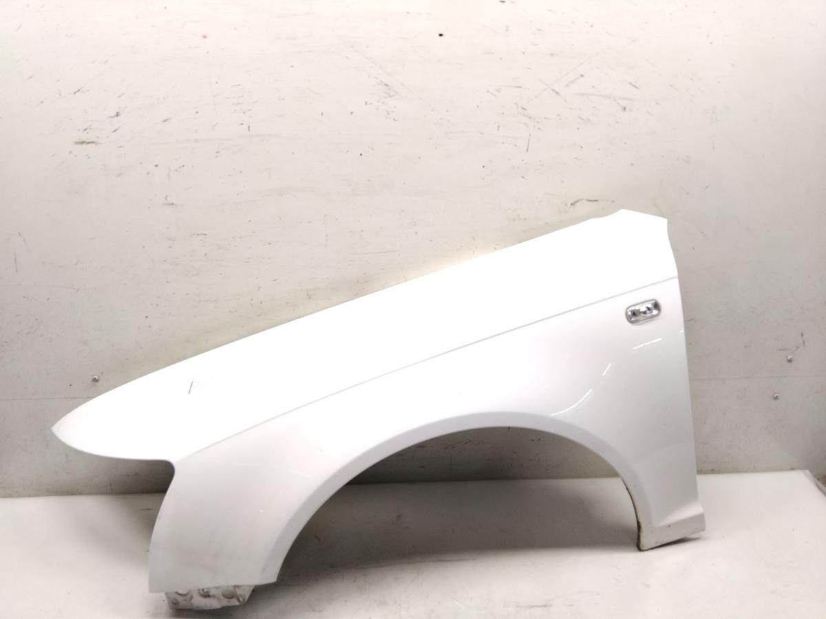 Audi A6 4F original Kotfl&uuml;gel vorn links Alu ibisweiss LY9C Bj.2008