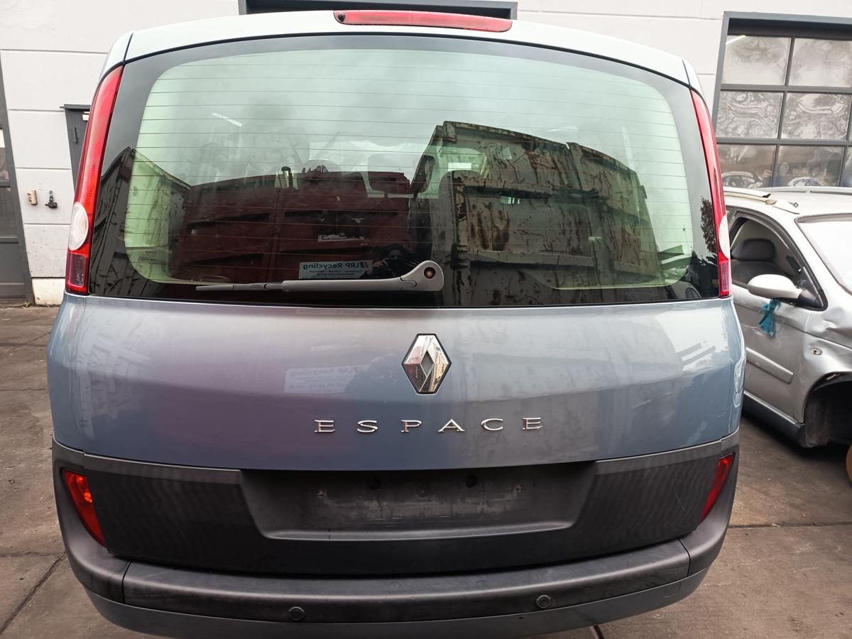 Renault Espace IV JK0/JK1 Bj 2003 orig Heckklappe mit Scheibe FLH Blue Ted47