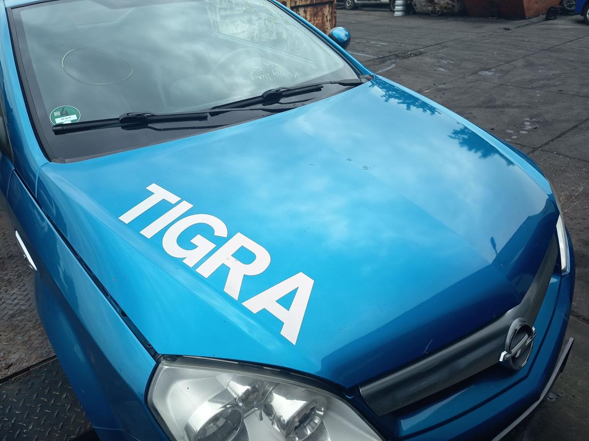 Opel Tigra Twintop Motorhaube Klappe Deckel vorn Front Z21H Antiguablau Bj 2007
