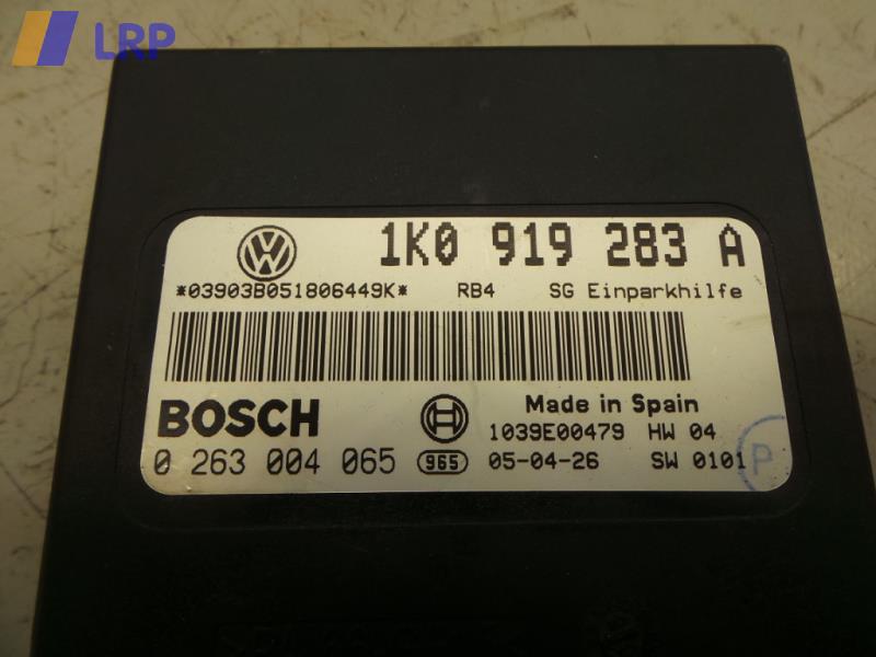 VW Golf Plus 5M BJ2005 Steuergerät Parkhilfe/PDC 1K0919283A 0263004065 BOSCH