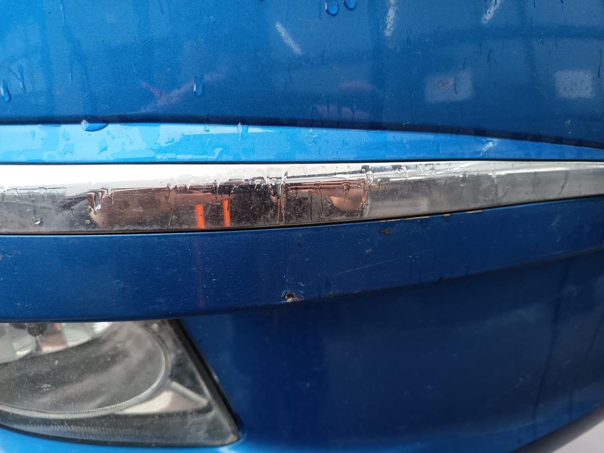 Hyundai i30 FD original Sto&szlig;stange F&auml;nger vorn Front BV Vivid blue Bj 2010