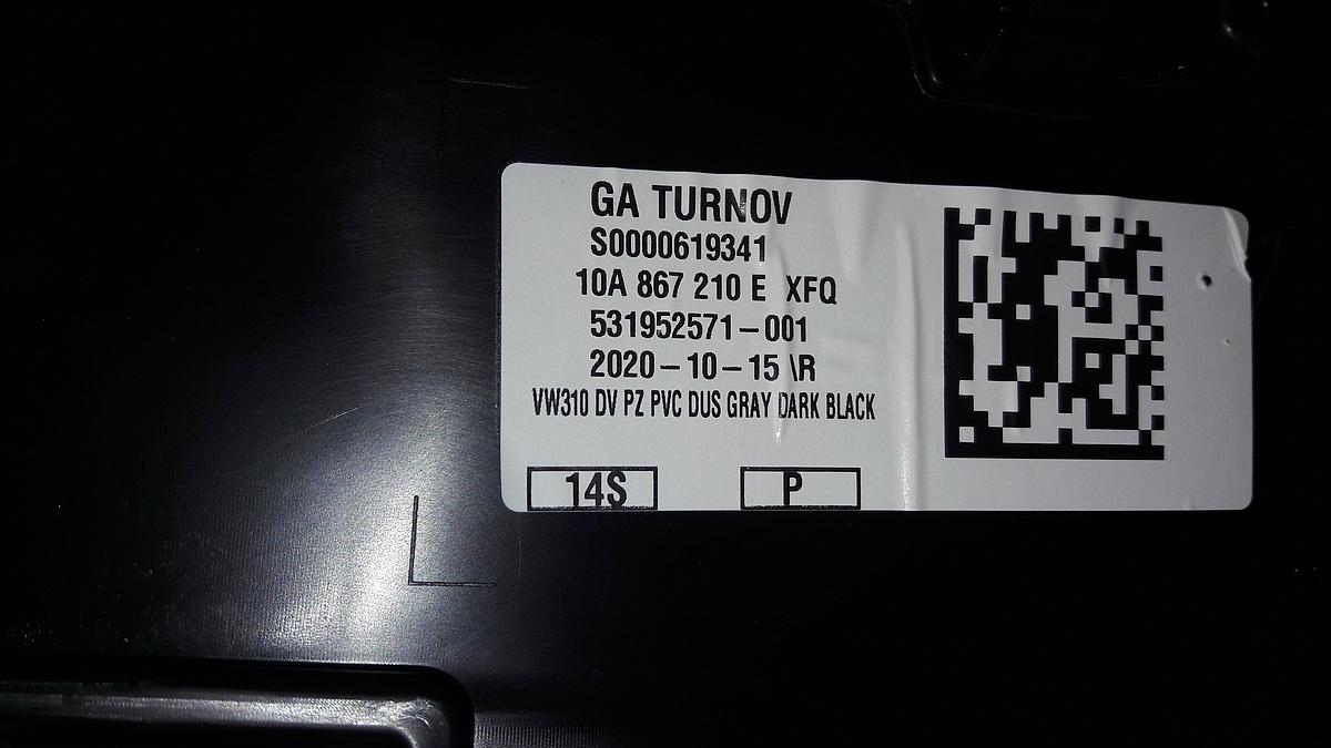 VW ID.3 orig Türverkleidung hinten rechts Bj 2020 10A867212