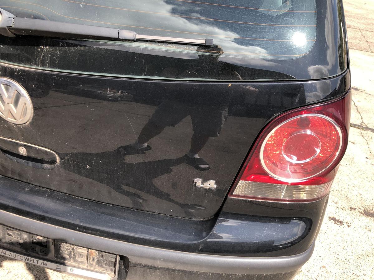 VW Polo 9N3 Heckklappe mit Heckscheibe 3 und 5 t&uuml;rer L041 Brillantschwarz