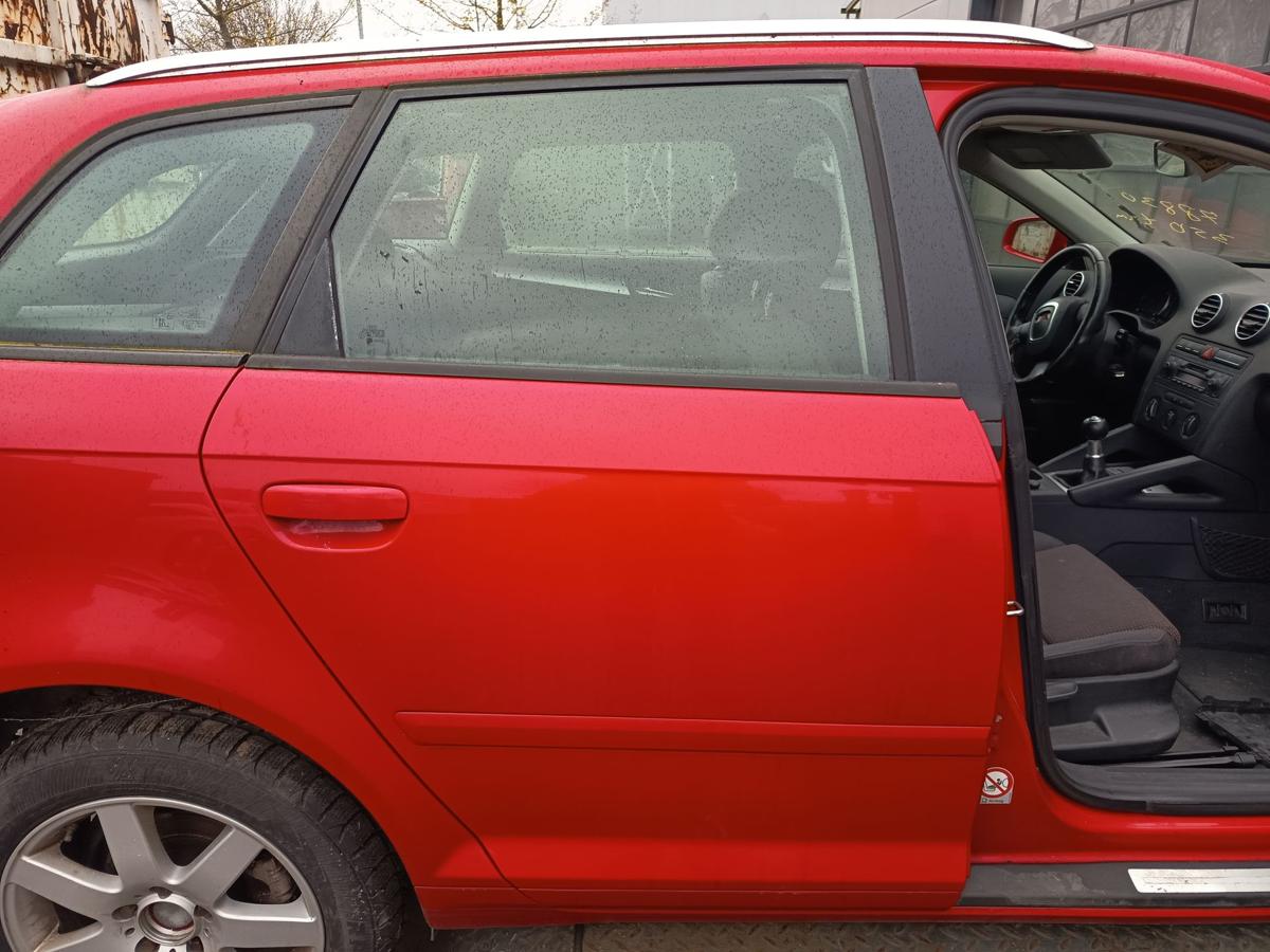 Audi A3 8PA original T&uuml;r hinten rechts Fond Y3J Brillantrot Bj 2005