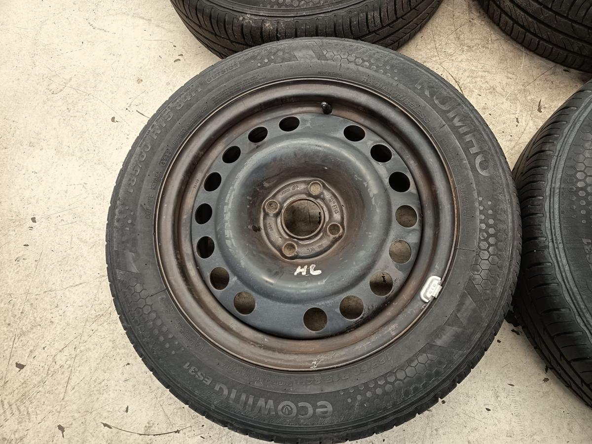 Opel Meriva A original Stahlfelgensatz mit Reifen 6x15 ET43 Baujahr 2004