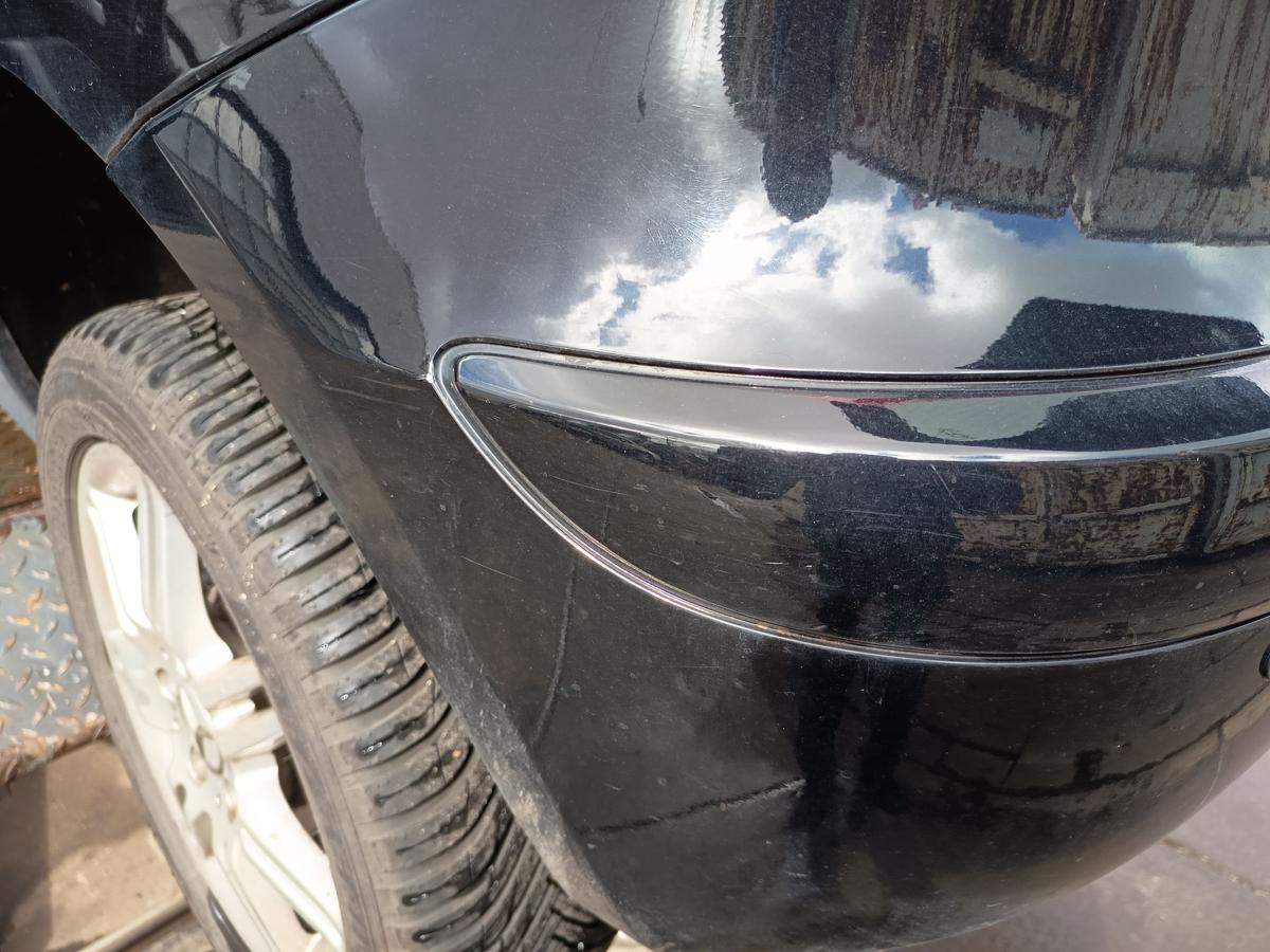 Mercedes W169 original Sto&szlig;stange F&auml;nger hinten Heck 696 Nachtschwarz Bj 2005