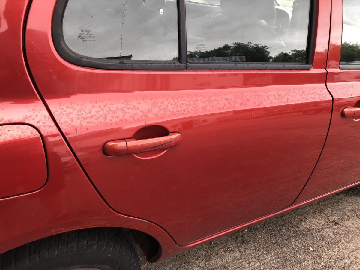 Nissan Micra K12 Tür hinten rechts Fondtür im Rohbau A32 Emotion Red
