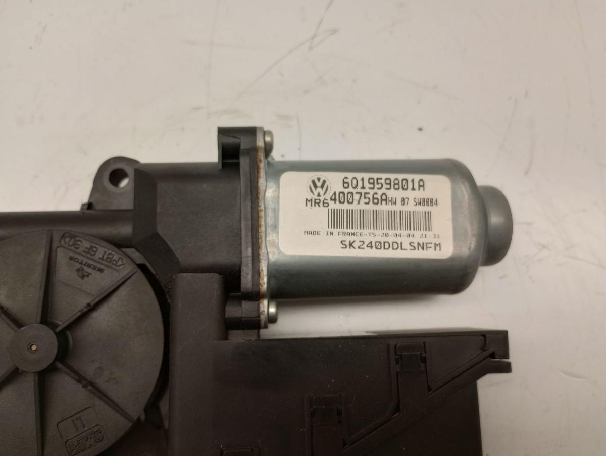 Skoda Fabia 6Y orig Motor Fensterheber vorne links 6Q1959801A Bj 2004
