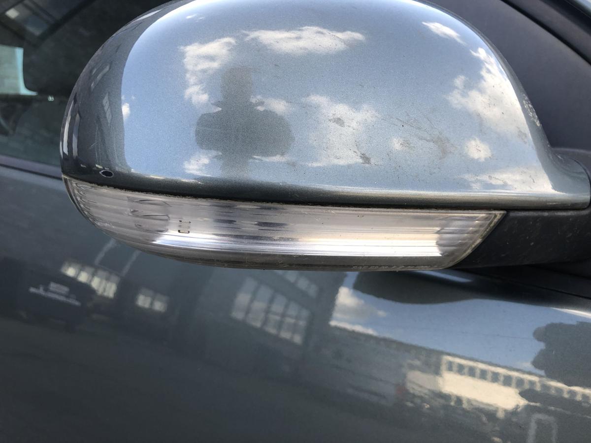 VW Golf 5 V 1K Au&szlig;enspiegel rechts R&uuml;ckspiegel Spiegel elek LA6Q Sagegreen